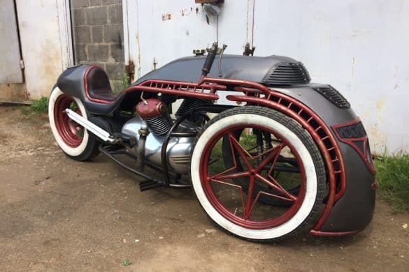 Steampunk Style Trike Inspired By “Joseph Stalin” Locomotive