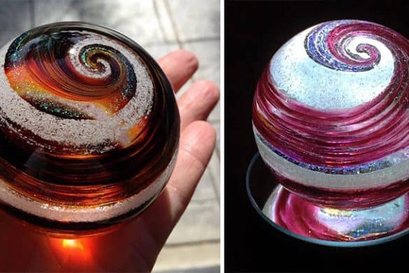 A Company Swirls Loved Ones’ Ashes into Beautiful Glass Creation