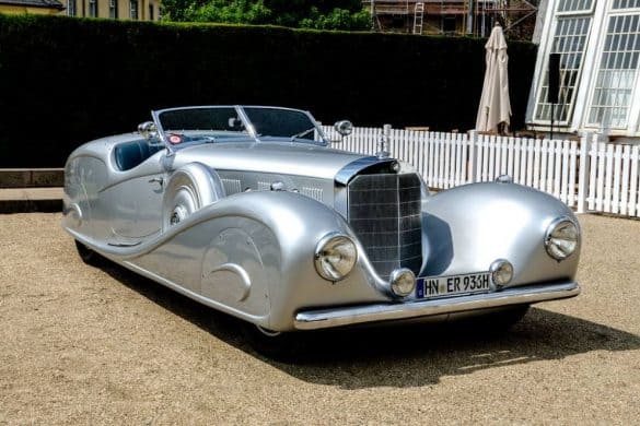 1935 Mercedes-Benz 540K streamline roadster by Erdmann & Rossi.
