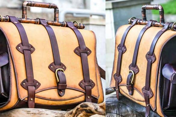 Handmade Steampunk bag by Heretik Leatherсraft