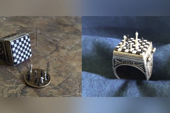The Stunning Miniature Chess Ring – A Marvel of Wearable Art
