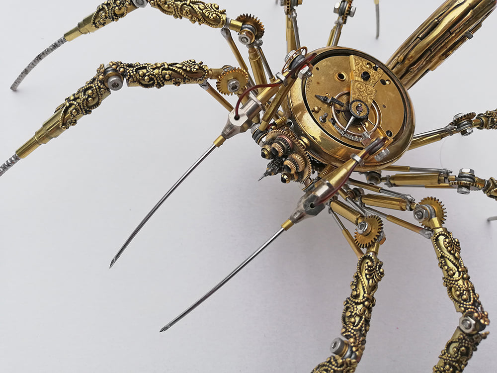 Amazing Steampunk Spider by Peter Szucsy