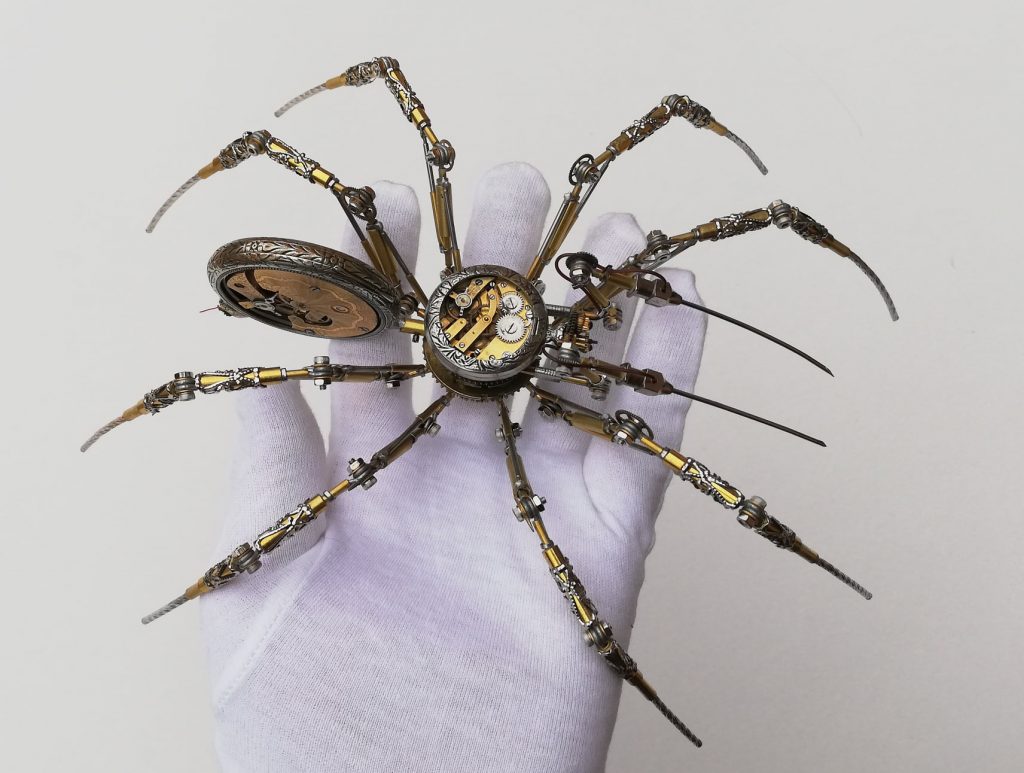 Amazing Steampunk Spider by Peter Szucsy